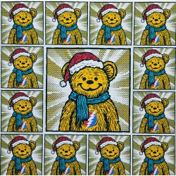 Christmas Bear Block Print...