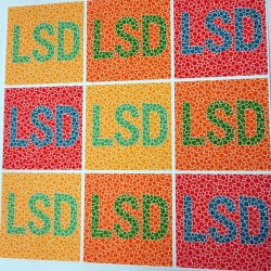 Ishihara Style LSD Blotter Art